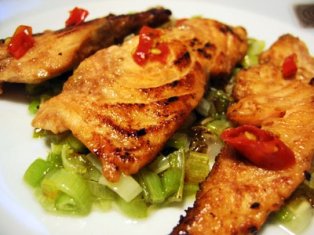 Salm&oacute;n marinado